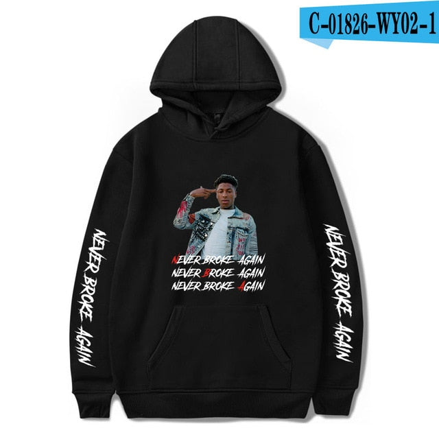 YoungBoy Never Broke Again Hip hop hoodie men /women Cotton Spring Autumn Male Hoodies Sweatshirts Printed Casual  hoodie