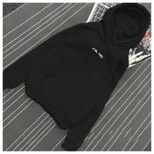 Oh yes Hoodies Sweatshirts 2019 Women Casual Kawaii Harajuku Fashion Punk for Girls Clothing European Tops Korean